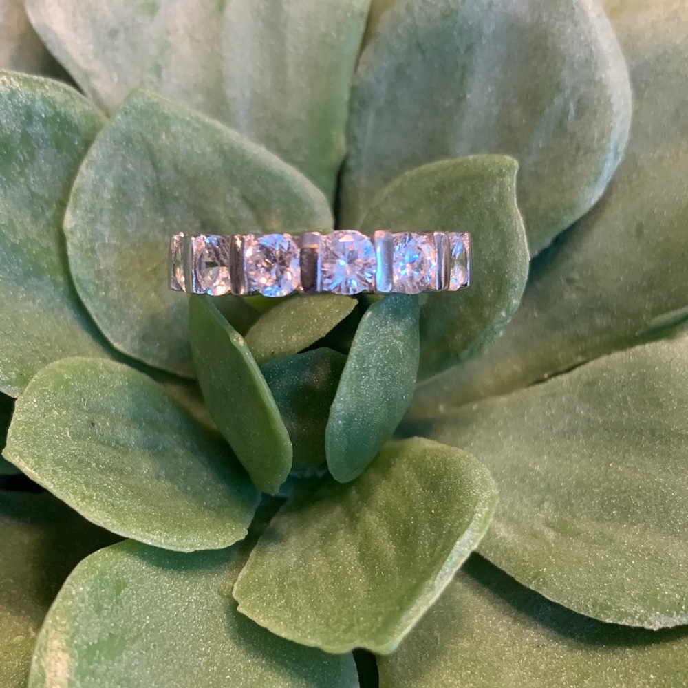 Silver Eternity band